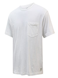 RTS Mens HWITE Pure Cotton Pocket T-Shirt - Size XS to XXL
