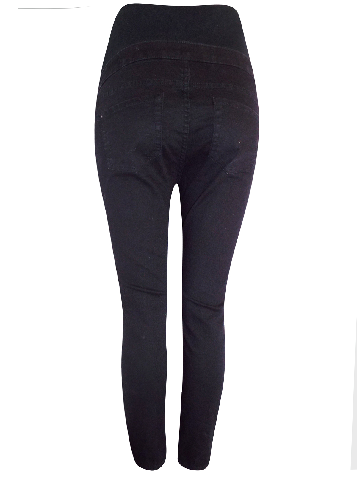 N3w L00k BLACK Emilee Over Bump Maternity Jeggings Size 8 to 24