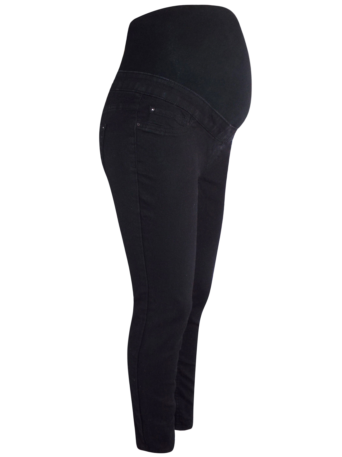 N3w L00k BLACK Emilee Over Bump Maternity Jeggings Size 8 to 24