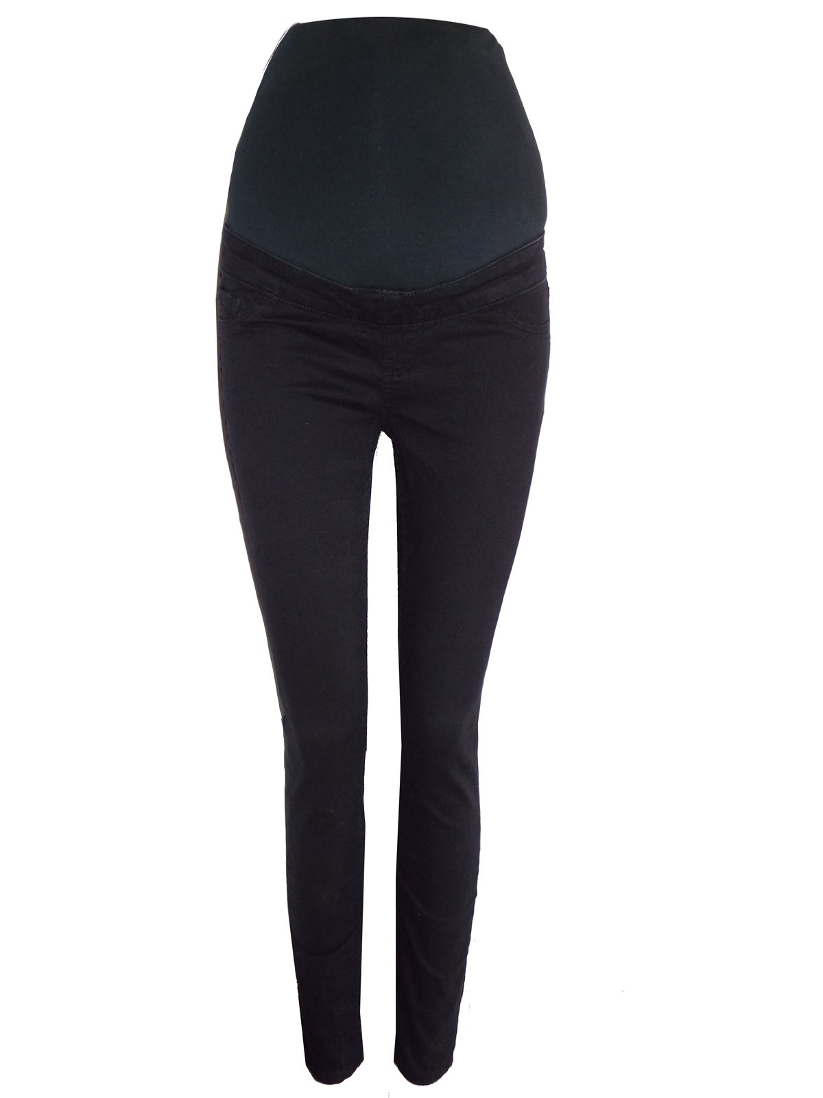 N3w L00k BLACK Over Bump Maternity Jeggings Size 10 to 12
