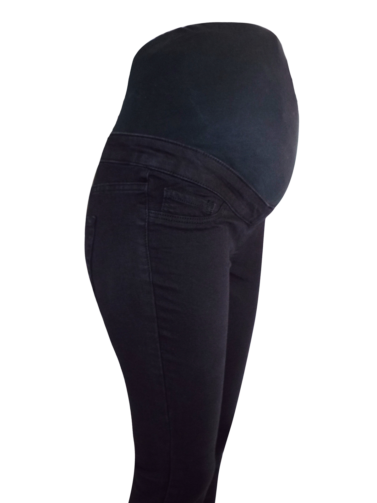 N3w L00k BLACK Over Bump Maternity Jeggings Size 10 to 12