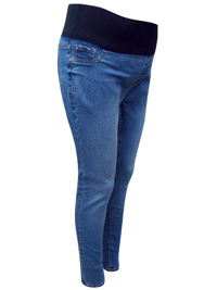 DENIM Under Bump Maternity Jeggings - Size 8 to 18