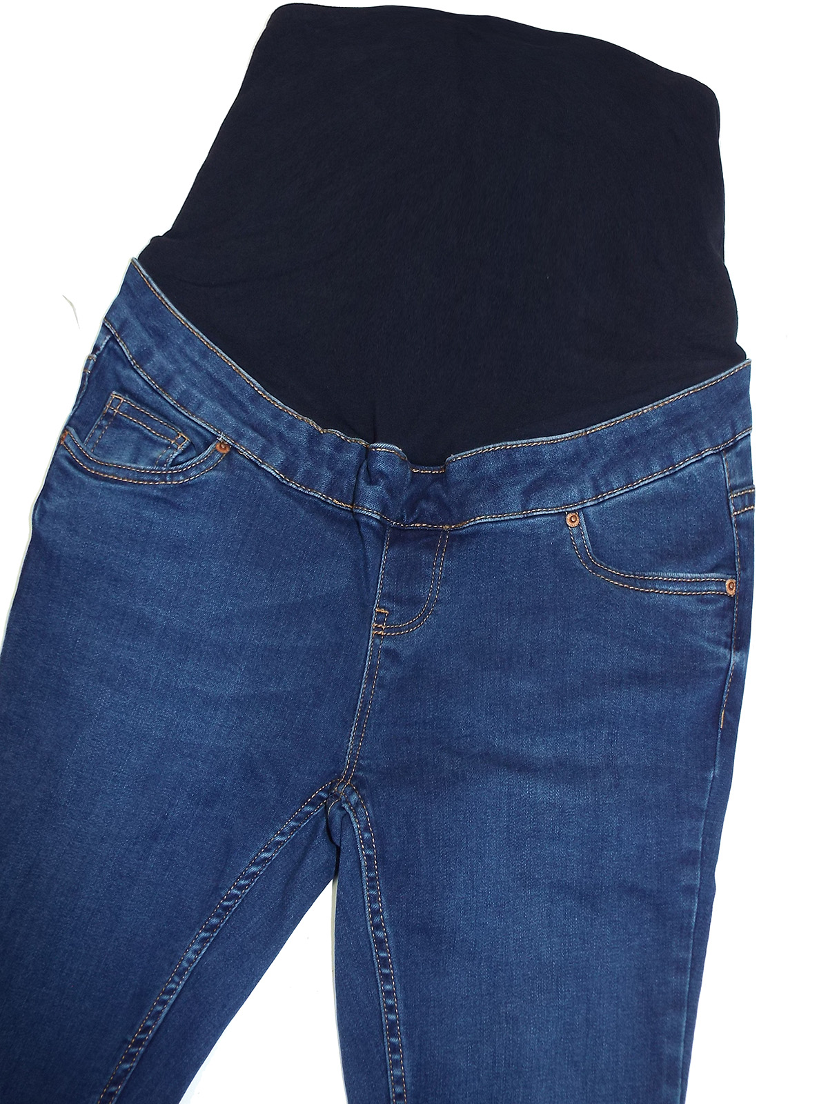 N3W L00K BLUE-RINSE Jenna Maternity Over Bump Jeans - Size 8 to 20 ...