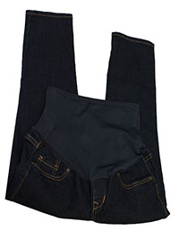 DARK-DENIM Cropped Over Bump Maternity Jeans - Size 6 to 20