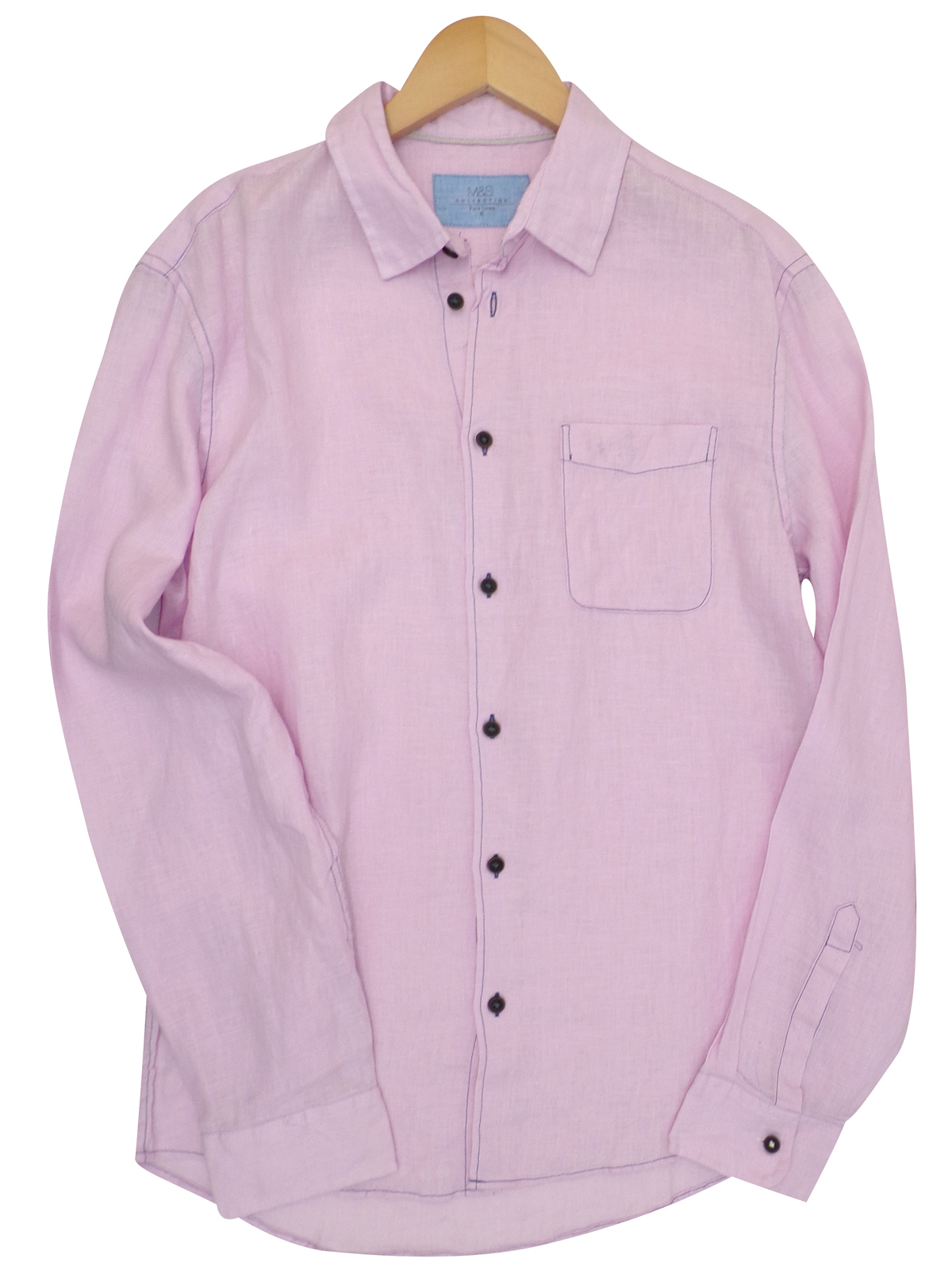 Marks and Spencer - - M&5 ASSORTED Pure Cotton Long Sleeve Shirts ...