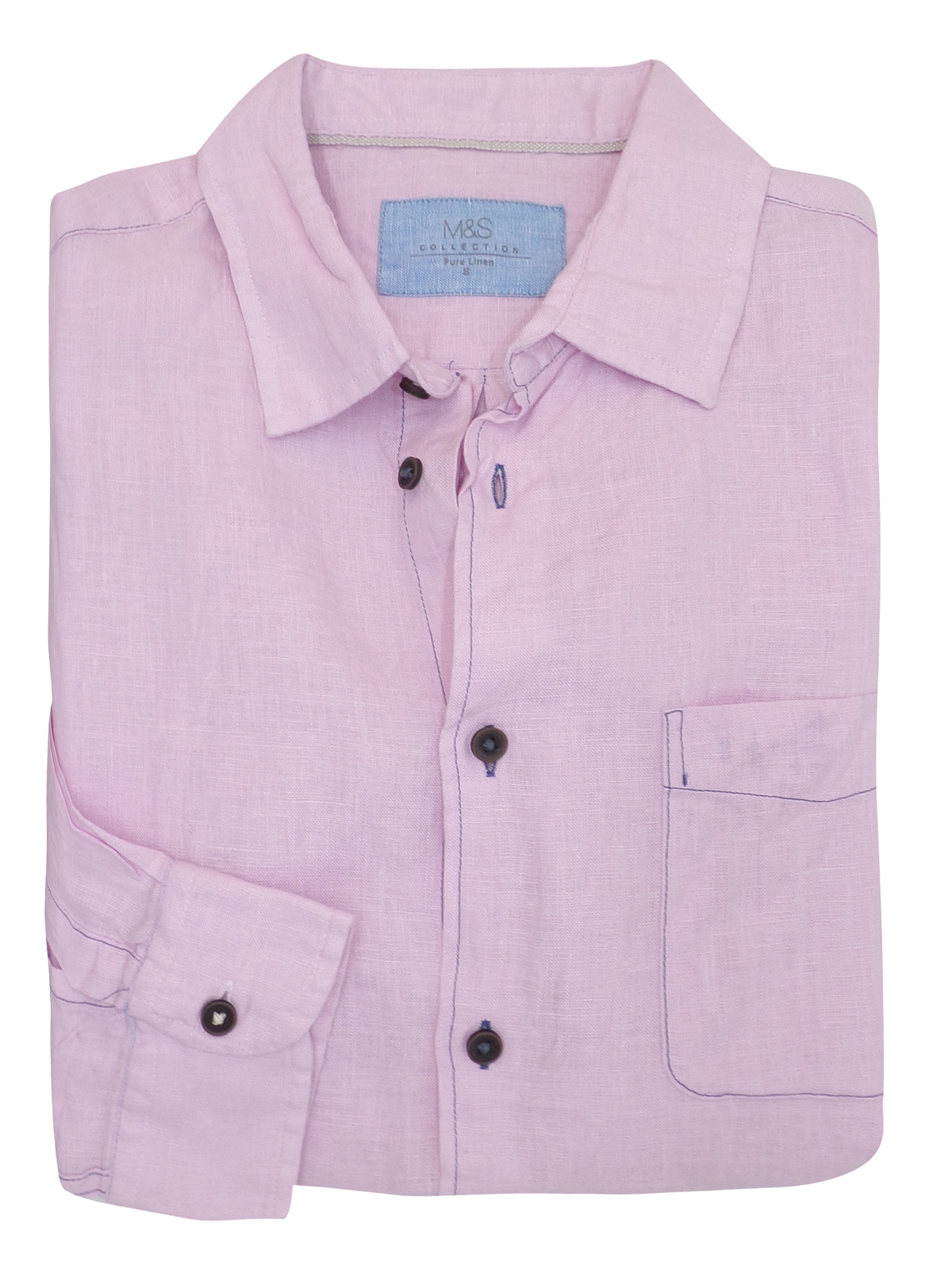Marks and Spencer - - M&5 ASSORTED Pure Cotton Long Sleeve Shirts ...