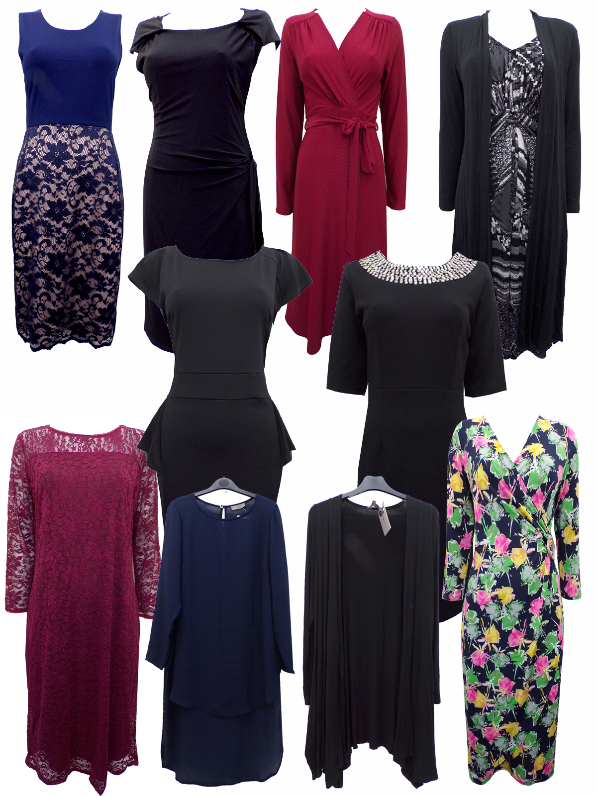 //text.. Quality Assorted Pack of Dresses Size 10 to 16 (10pc/26