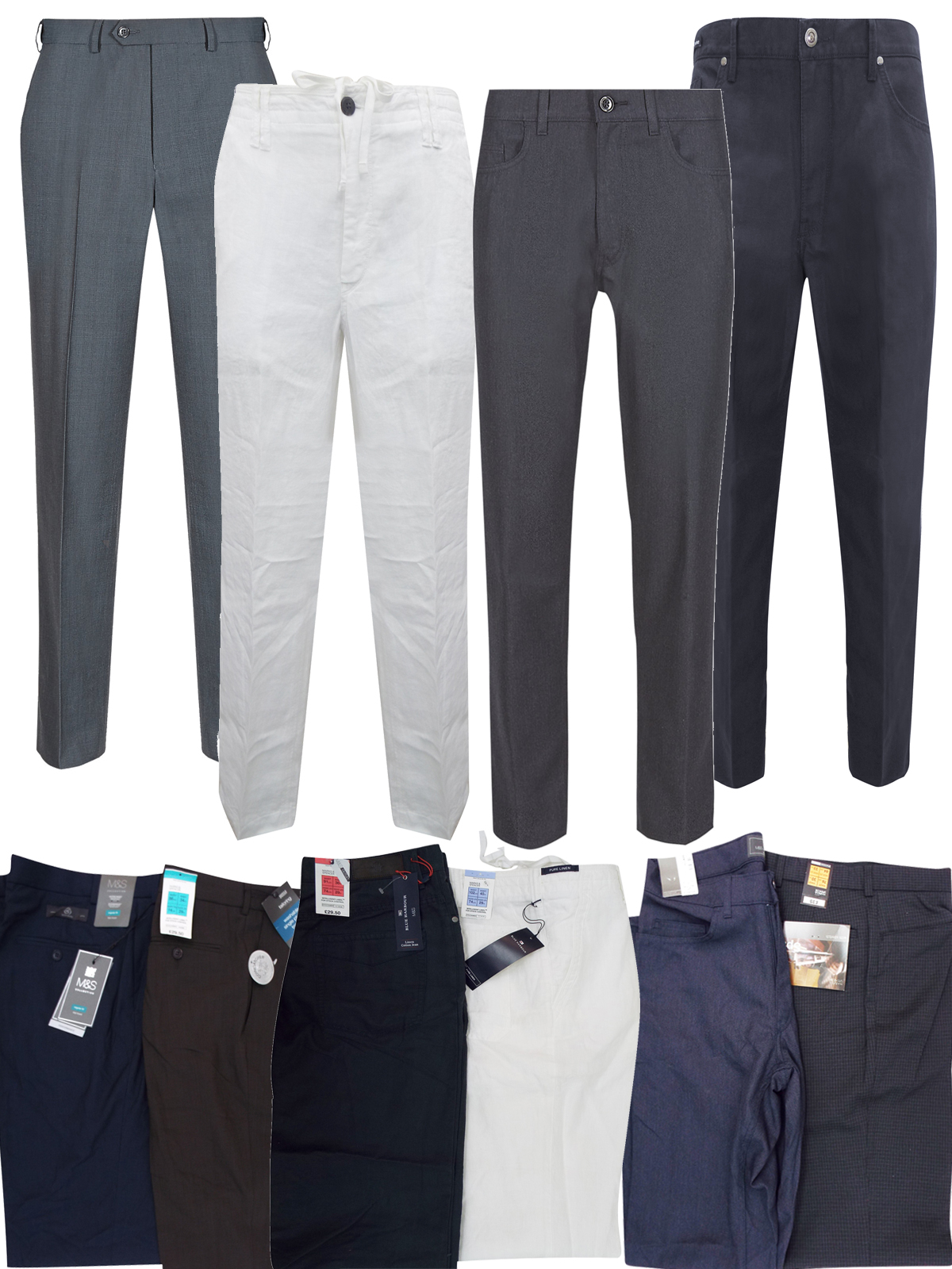 Marks and Spencer - - M&5 ASSORTED Mens Trousers - Waist Size 34 to 42 ...