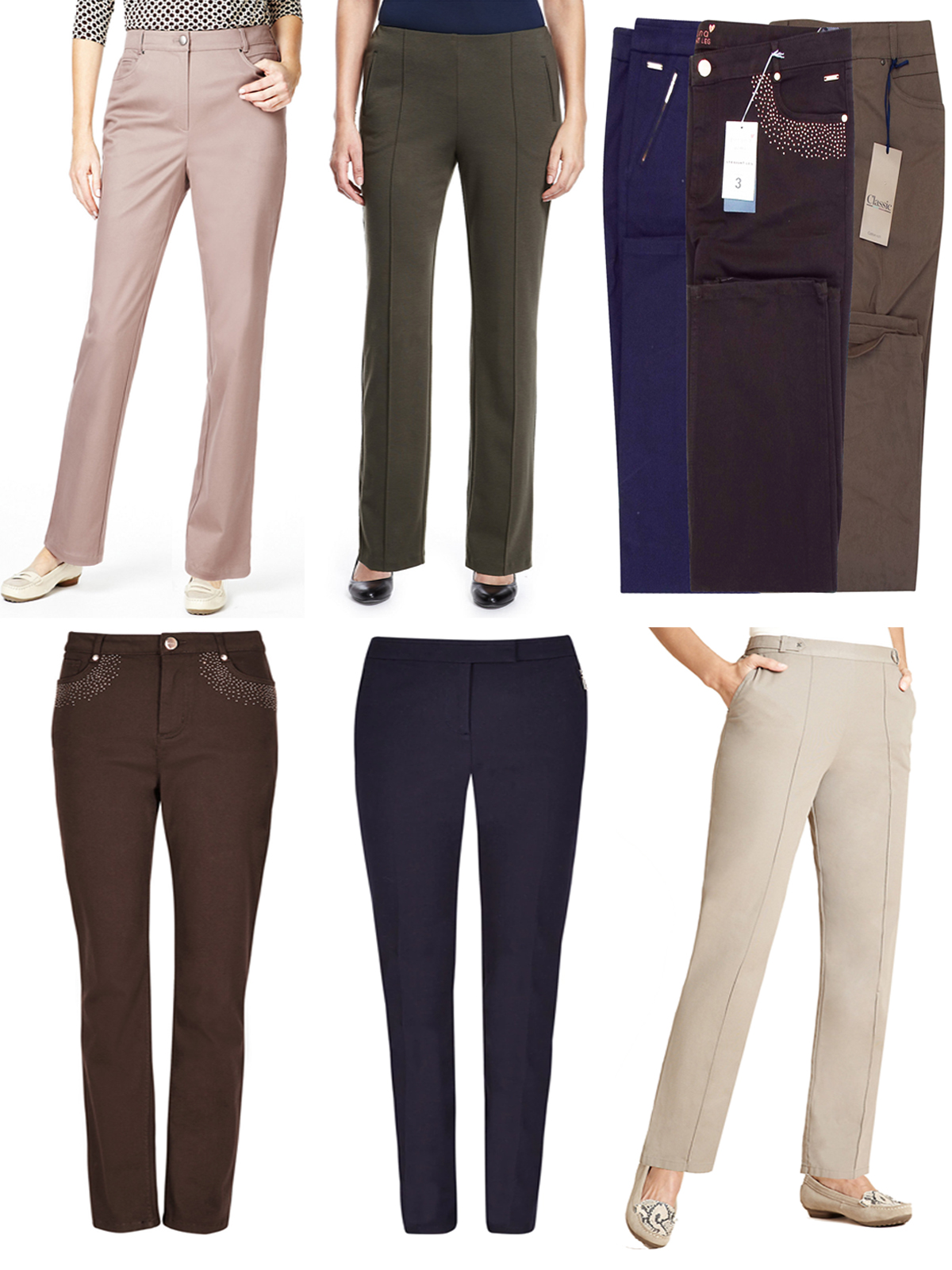 Marks and Spencer - - M&5 ASSORTED Ladies Trousers - Plus Size 16 to 22
