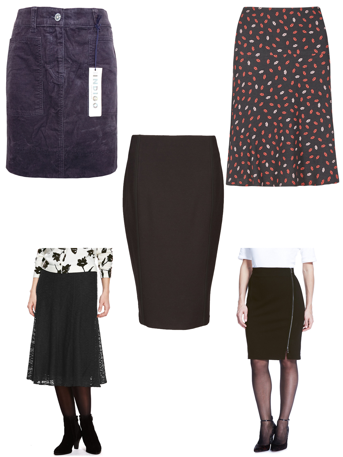 Marks and Spencer - - M&5 ASSORTED Ladies Skirts - Size 8 to 14