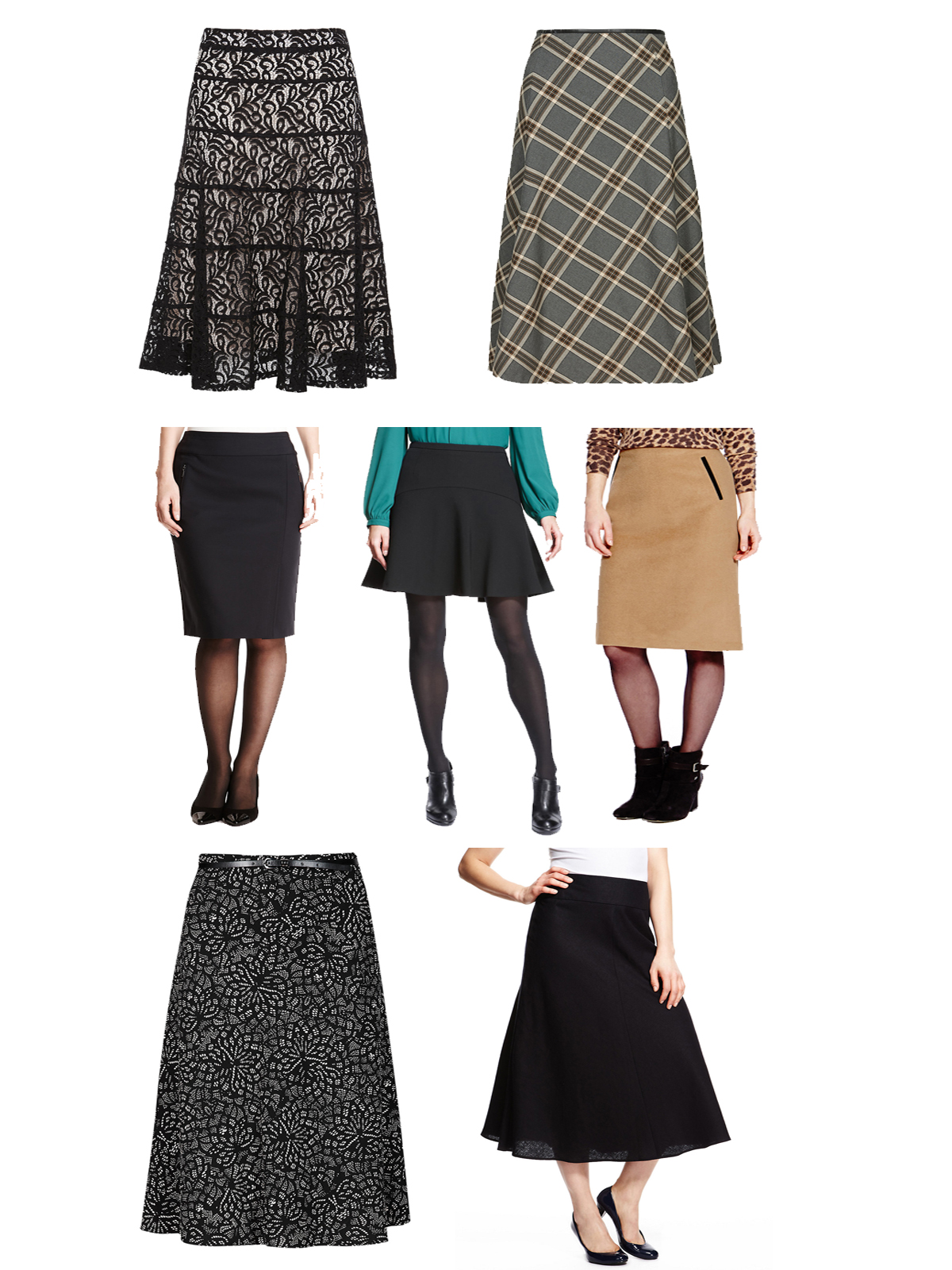 Marks and Spencer - - M&5 ASSORTED Skirts - Size 12 to 22