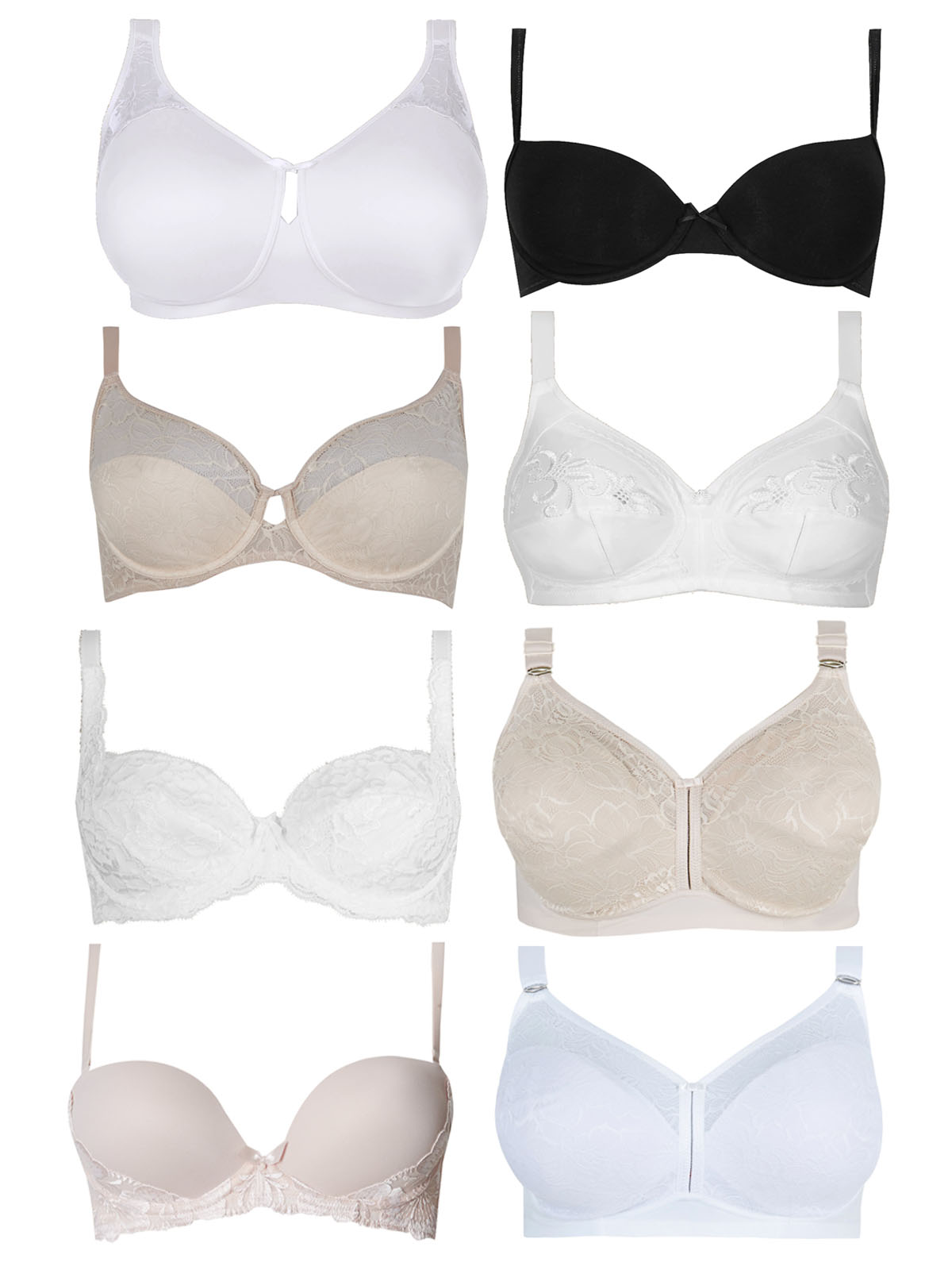 Marks and Spencer - - M&5 Mixed Pack of Plain, Panelled and Lace ...