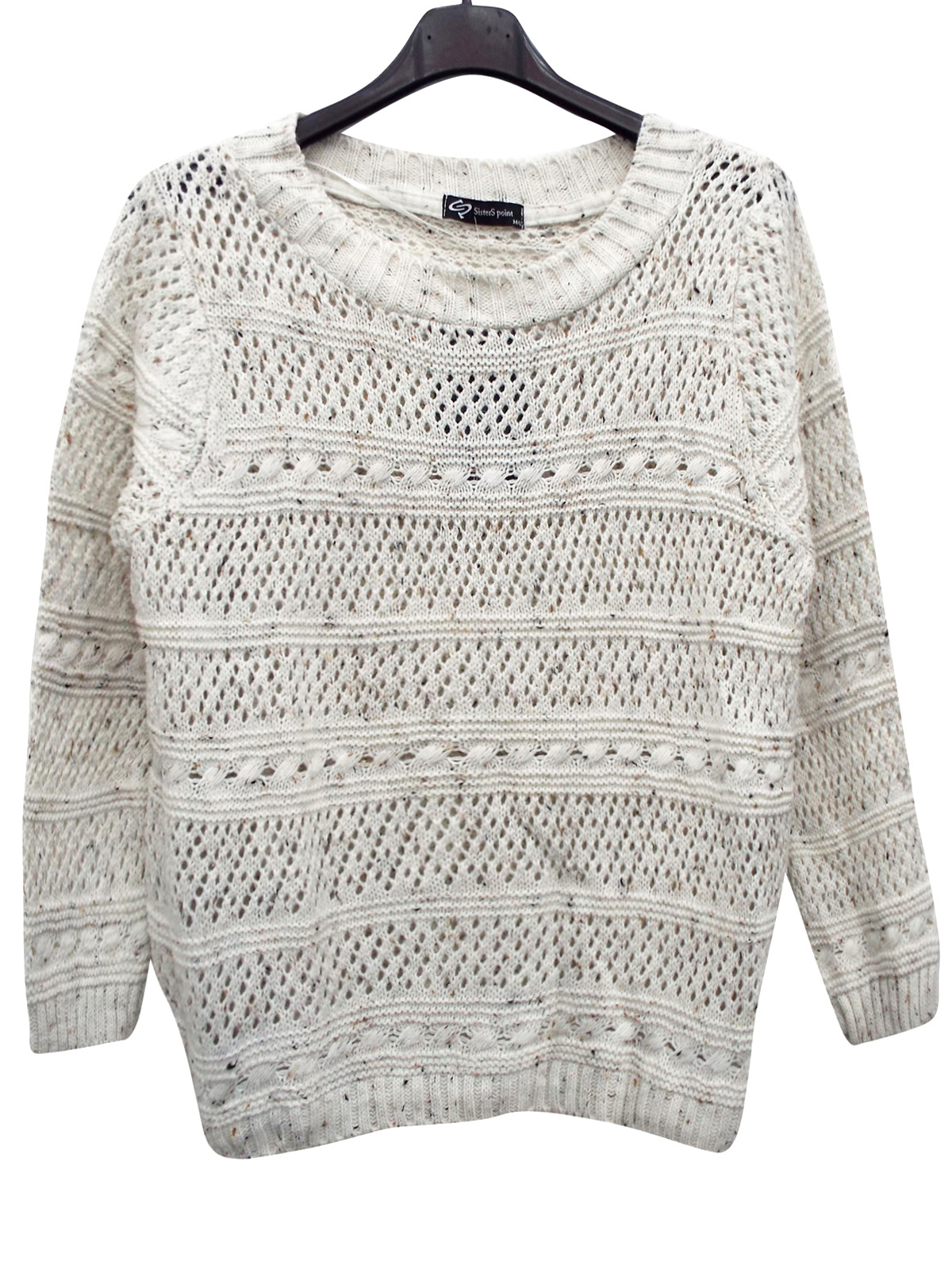 Sisters Point - - Sisters Point CREAM Assorted Ladies Chunky Knit ...