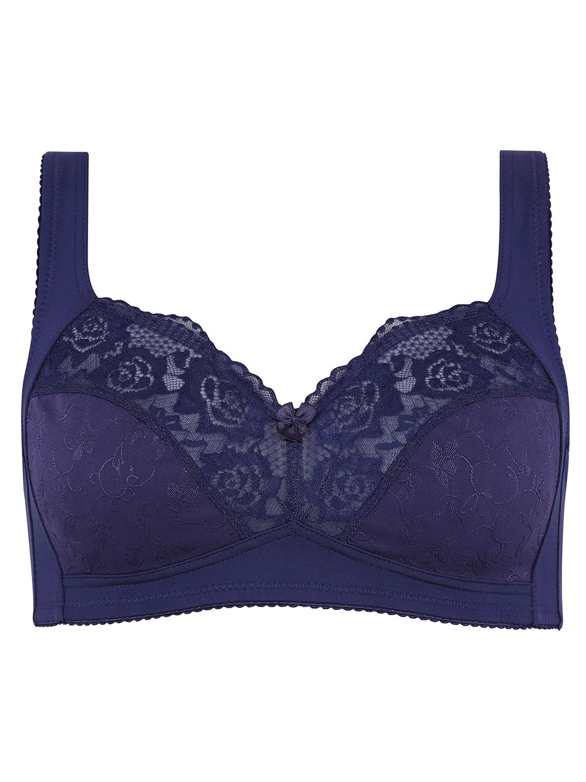 Naturana Naturana Midnight Assorted Full Cup Floral Lace Bras 