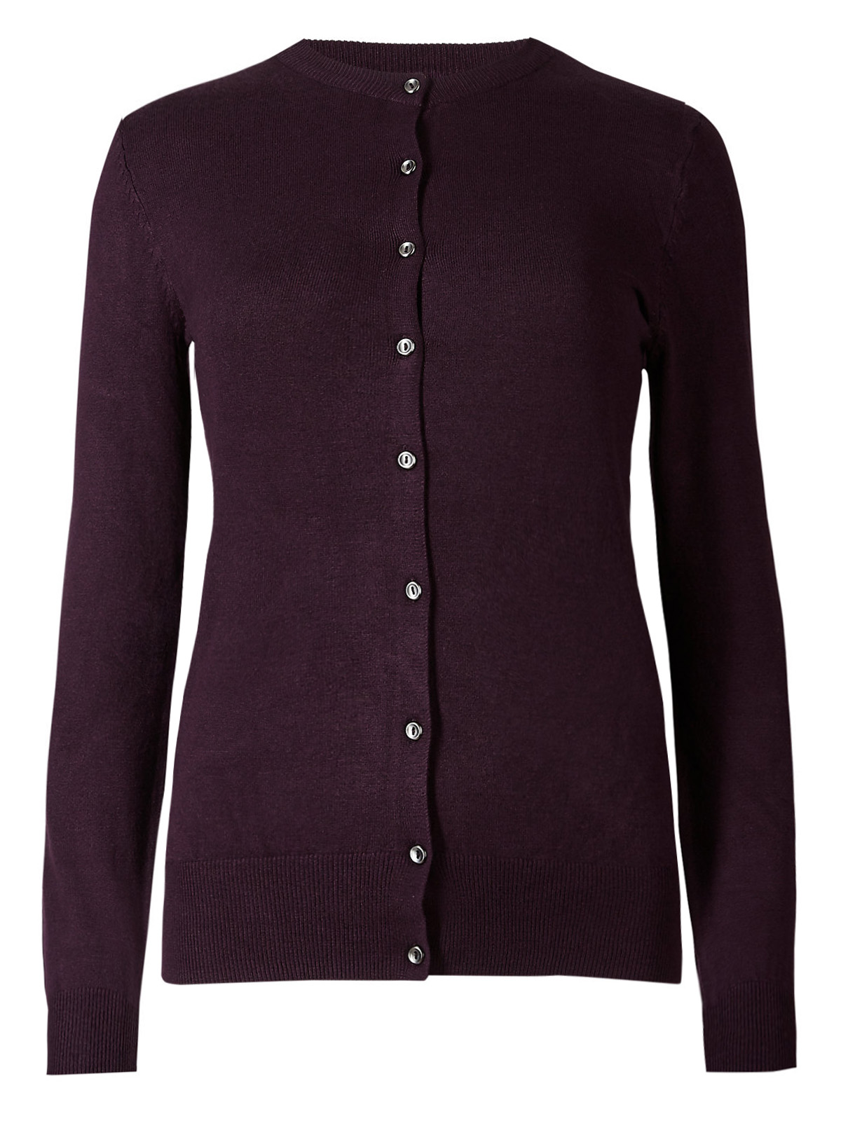 Marks and Spencer - - M&5 ASSORTED Round Neck Button Through Cardigan ...