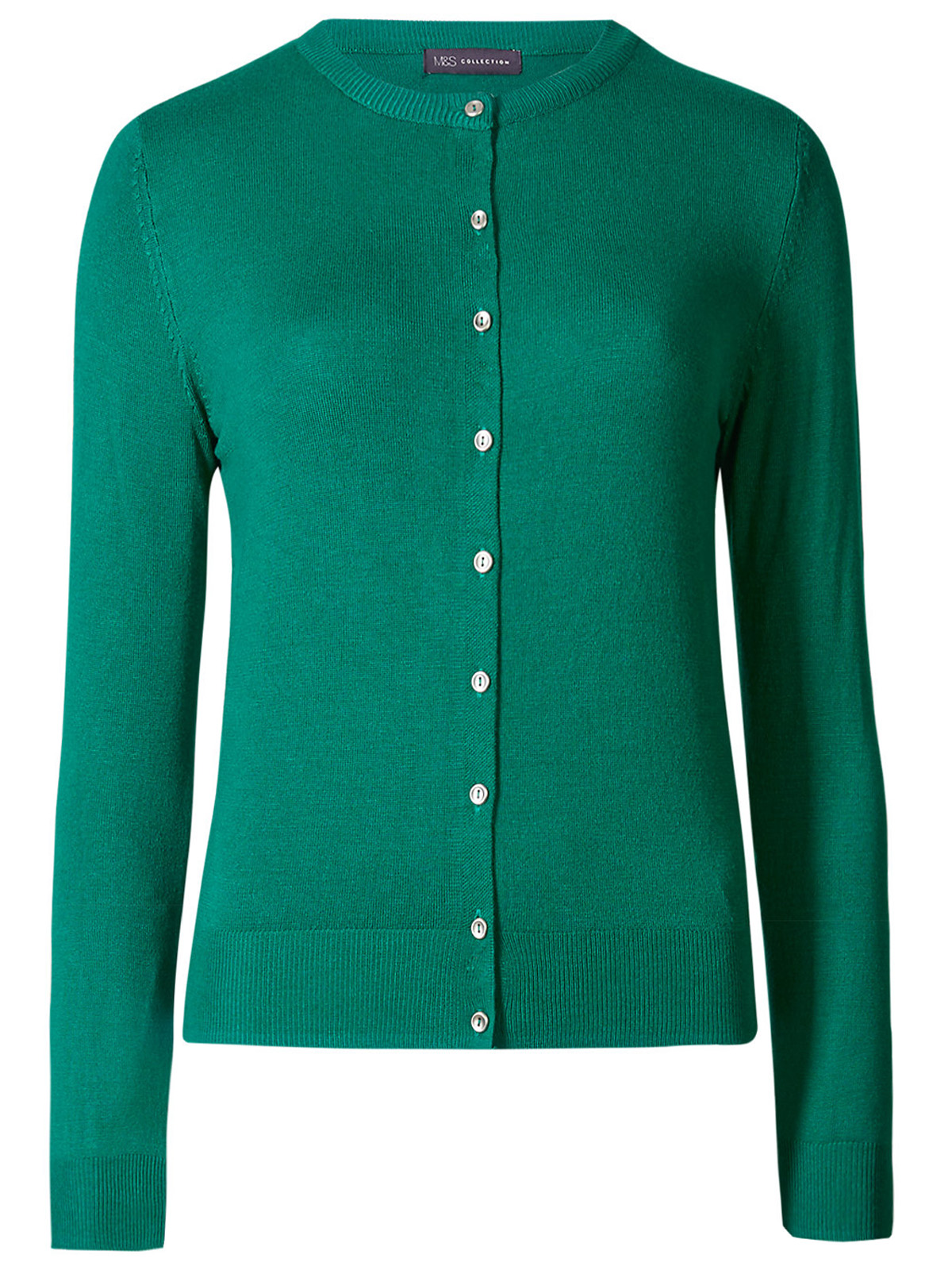 Marks and Spencer - - M&5 ASSORTED Round Neck Button Through Cardigan ...