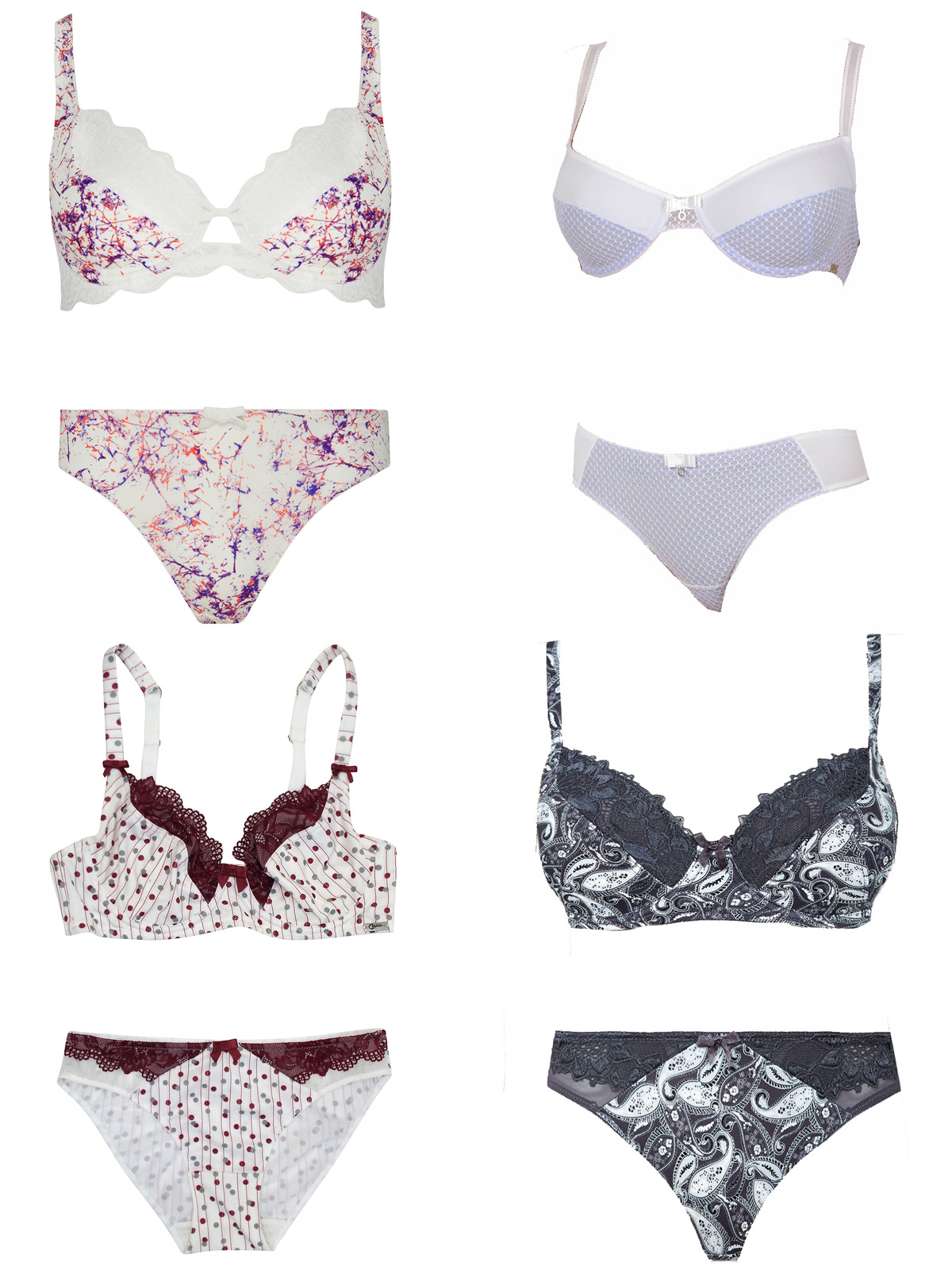 Cybele Cybele ASSORTED Bra & Knicker Lingerie Sets