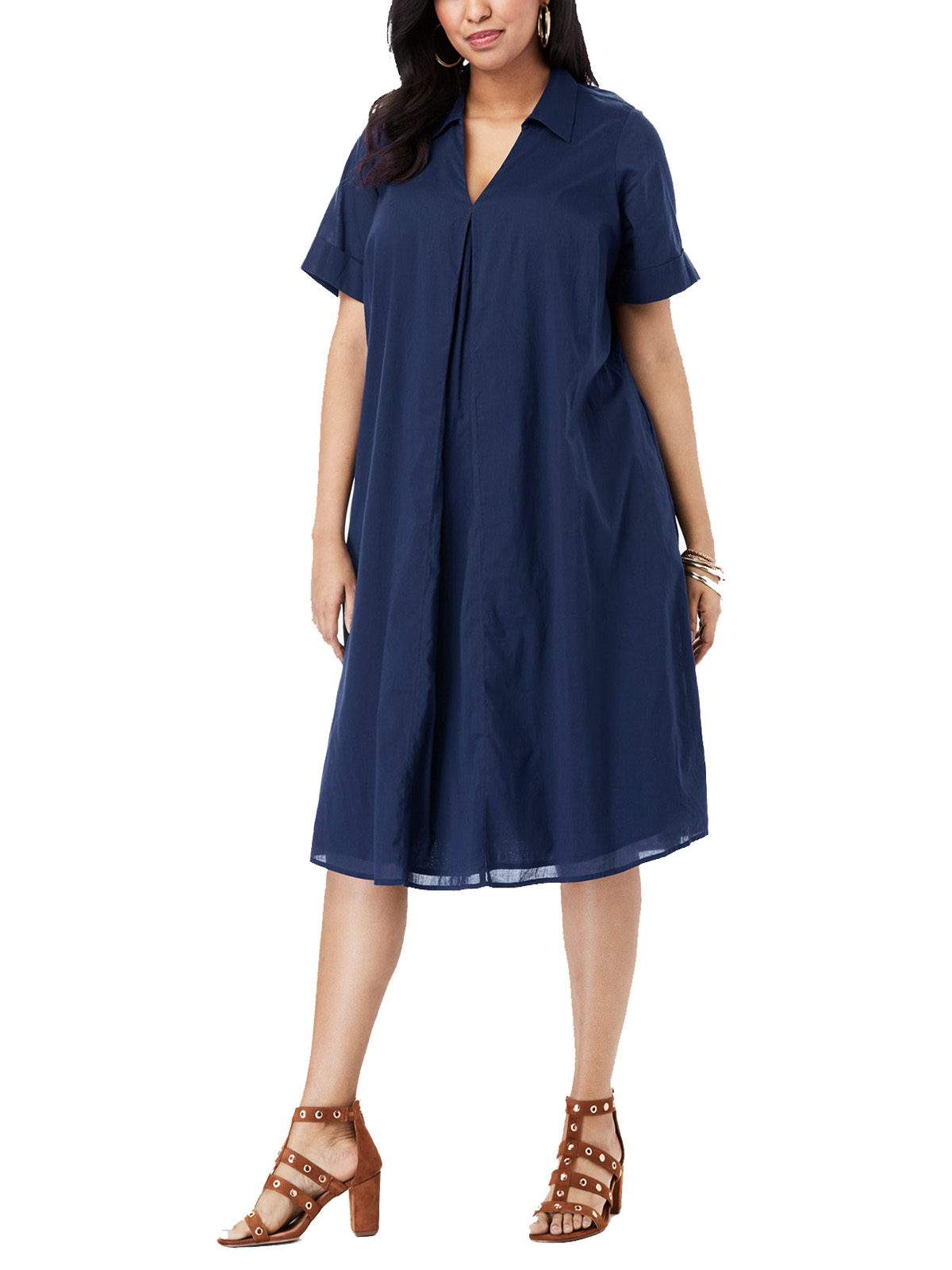 Roamans Roamans Assorted Hanky Hem Midi And Swing Dresses Plus Size 22 To 36 Us 20w To