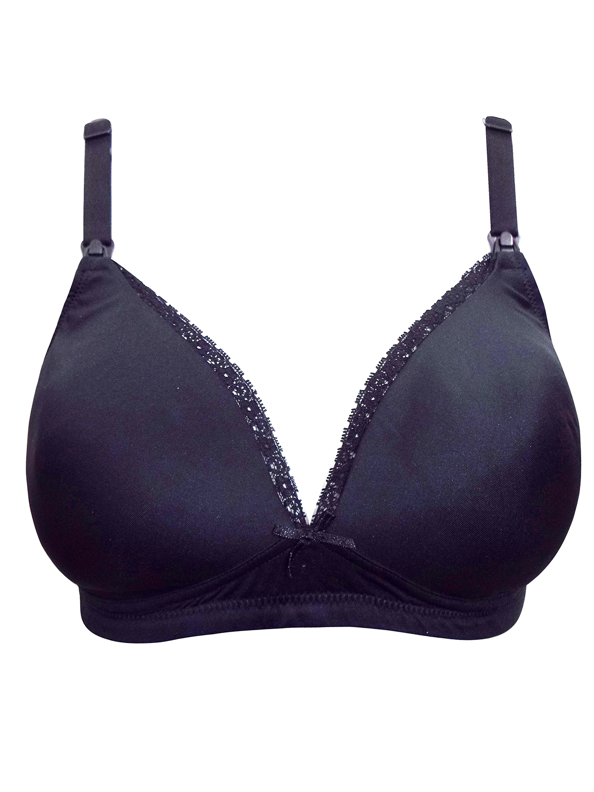 Assorted Black Padded Bras - Size 34 To 44 (b-c-d-dd-e)