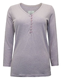 FF SOFT-LILAC Lily Henley T-Shirt - Size 10 to 18