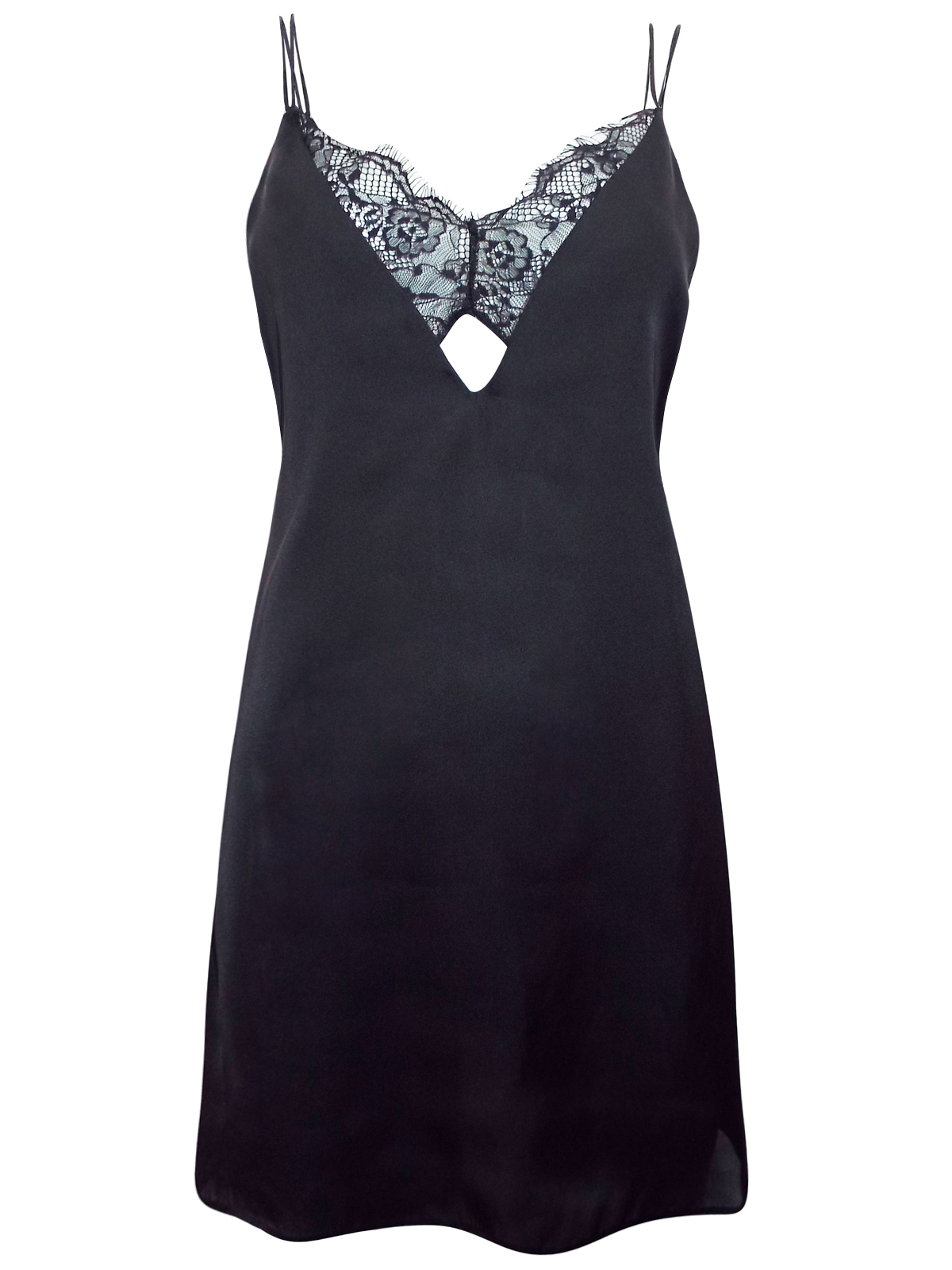 ASOS BLACK Marisa Satin & Lace Chemise - Size 2 to 28