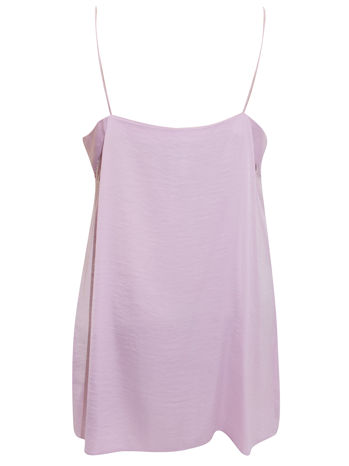 ASOS LILAC Satin & Lace Strappy Chemise - Plus Size 20 to 28