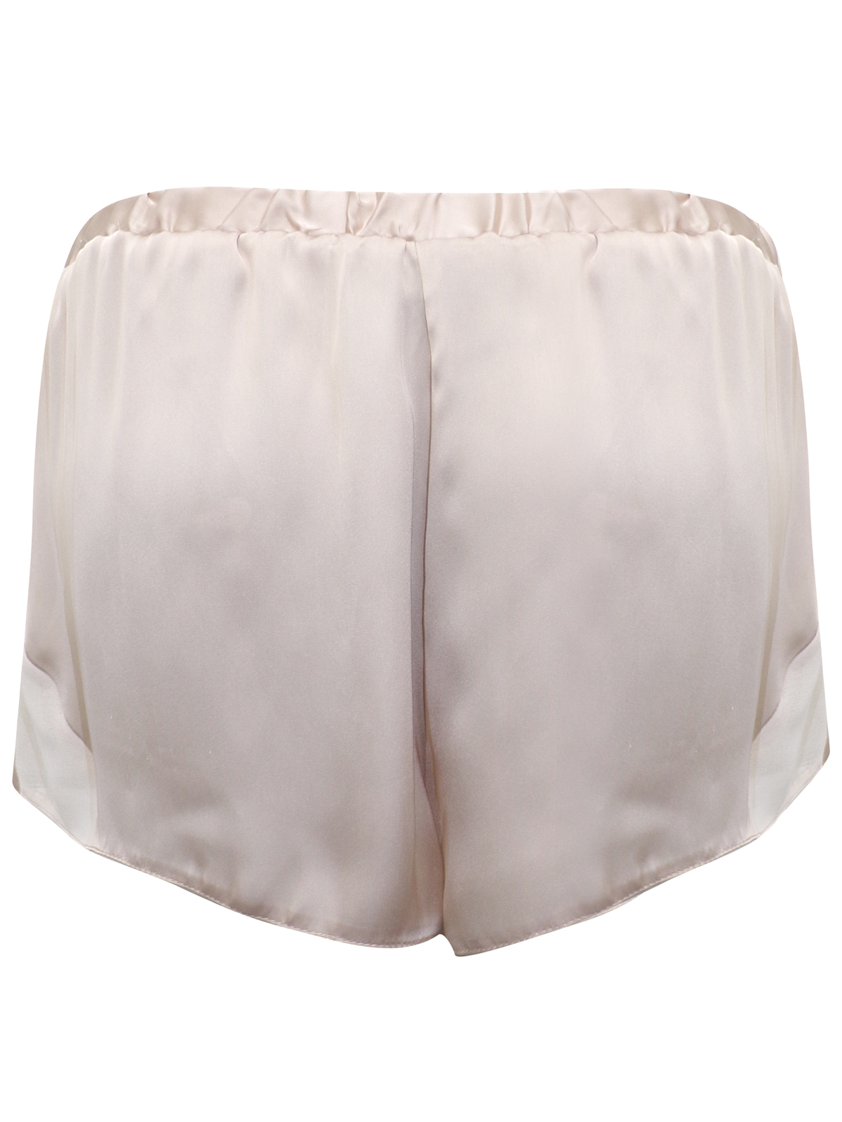 ASOS OYSTER Chiffon Panelled Satin Pyjama Shorts - Size XSmall to XLarge