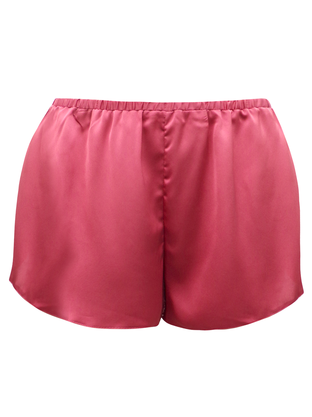 ASOS RUST Lace Panelled Satin Pyjama Shorts - Plus Size 18 to 26