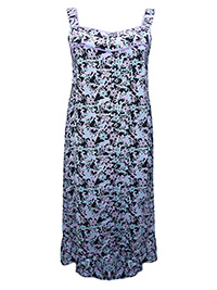 Red Tag NAVY Printed Frill Hem Chemise - Size 10 to 20 Red Tag NAVY Printed Frill Hem Chemise - Size 10 to 20