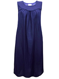 Red Tag NAVY Sleeveless Scallop Trim Long Nightdress - Size 10 to 14 Red Tag NAVY Sleeveless Scallop Trim Long Nightdress - Size 10 to 14