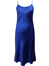 Victoria's Secret Cobalt BLUE Washable  Strapy Slip Dress - Size Small to Large
