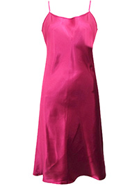 Victoria's Secret CHERRY Satin Skinny Strap Lingerie Slip - Size Small to Large