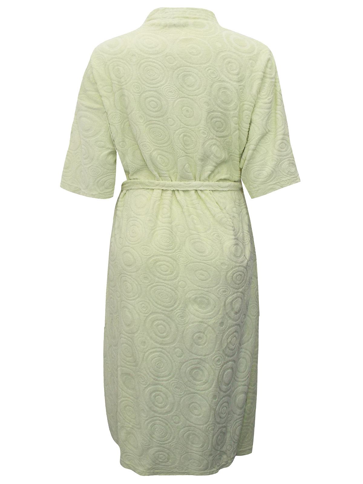 Kautilya Kautilya LIMEGREEN Textured Short Sleeve Dressing Gown