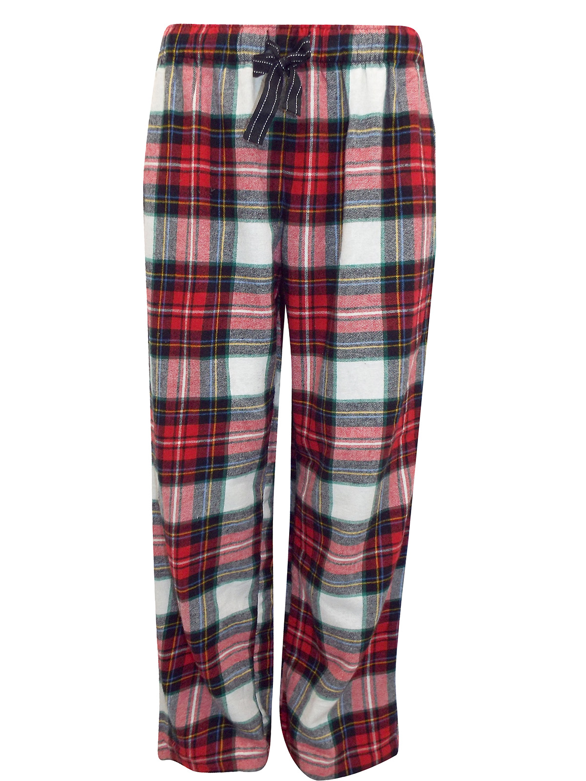 Relaxed Fit Pyjama bottoms - Black/White checked - Men | H&M IN