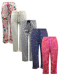 MSN ASSORTED Pyjama Bottoms - Size 8/10 to 20/22 (S to XL)