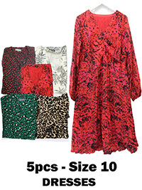 S/DAR ASSORTED Printed Viscose Dresses & Skirts - Size 10