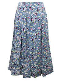 SS BLUE Ceramic Blooms Schooner New Eve Skirt - Size 10 to 20