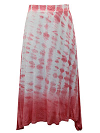 PINK Tie Dye Hanky Hem Skirt - Size 14 to 16