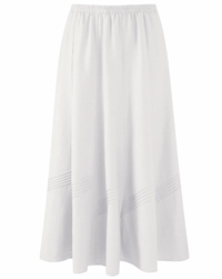 ECRU Linen Blend Skirt - Plus Size 18 to 20