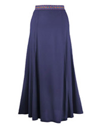NAVY Jersey Maxi Skirt - Plus Size 14 to 26