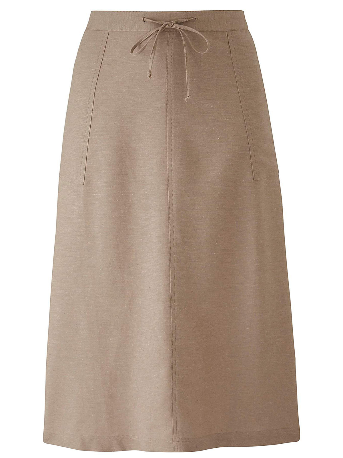 h&m short linen blend skirt