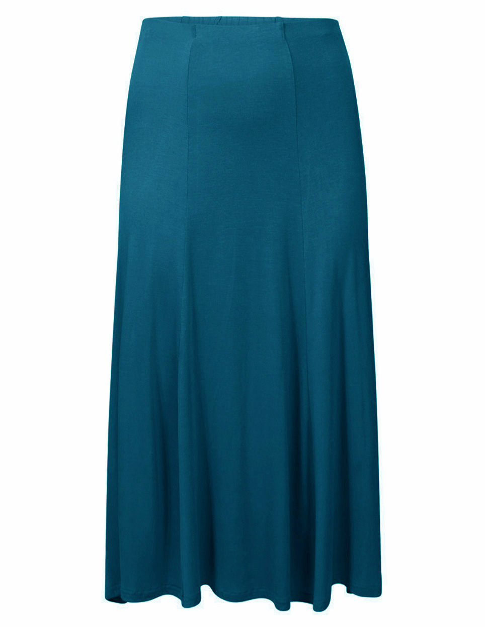 Simply Stock Shop - - TEAL Pull On Long Panelled Jersey Skirt - Size 10 ...