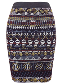 FG4 London BLACK Sparkle Print Mini Skirt - Size 6 to 18 FG4 London BLACK Sparkle Print Mini Skirt - Size 6 to 18