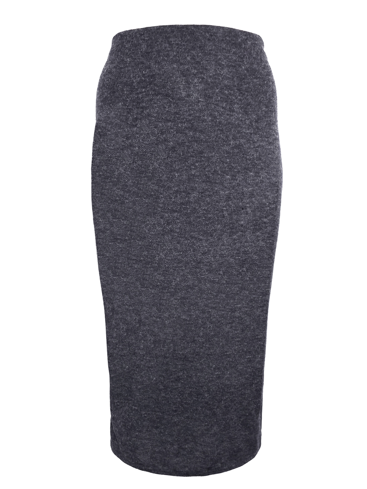 Edit - - Cruve CHARCOAL Marl Long Skirt - Plus Size 18 to 30/32