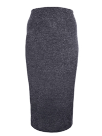 Curve CHARCOAL Marl Long Skirt - Plus Size 18 to 30/32 Curve CHARCOAL Marl Long Skirt - Plus Size 18 to 30/32