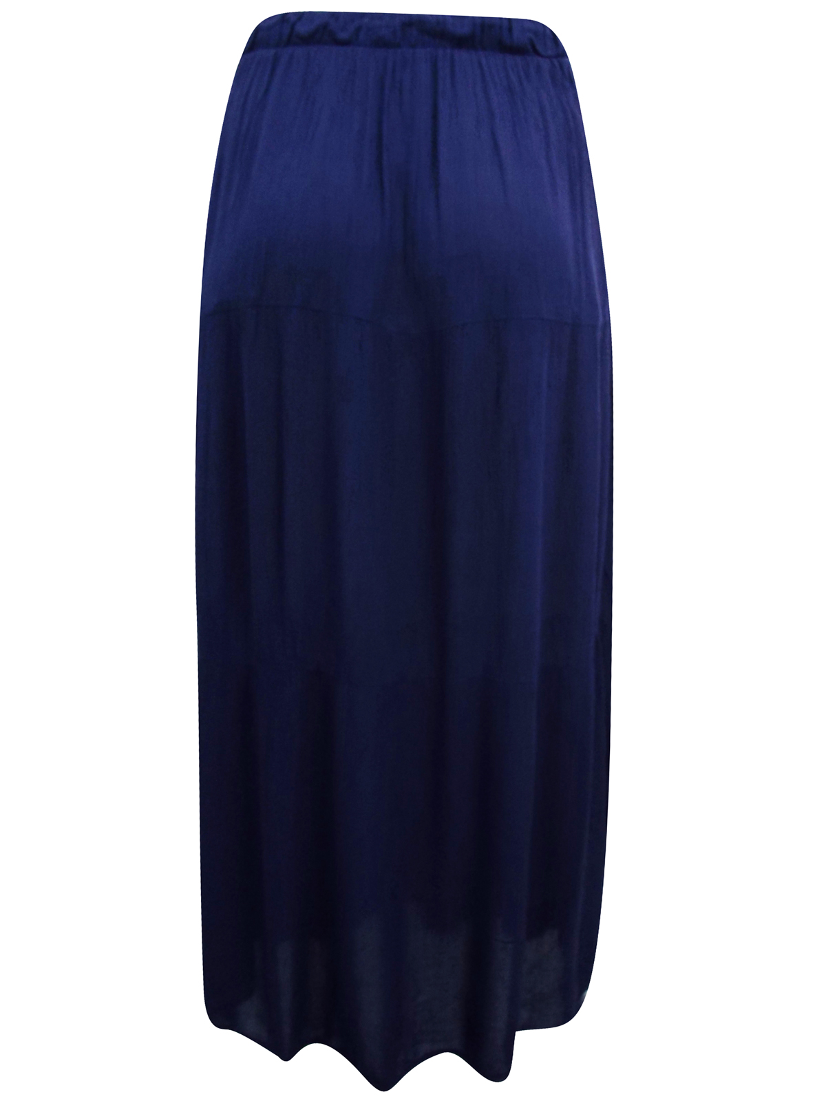 NAVY Tie Front Crinkle Maxi Skirt - Size 8 to 24