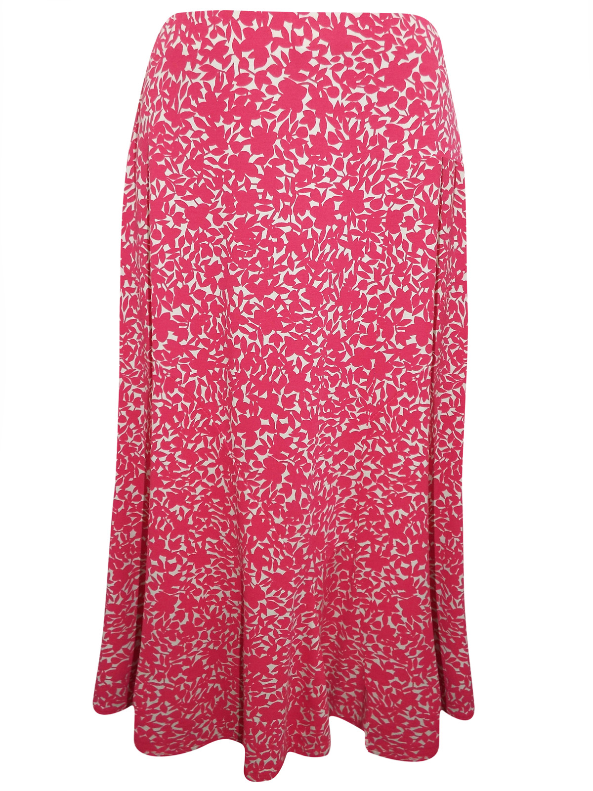 First Avenue AZALEA Floral Print Jersey Midi Skirt - Size 10 to 18