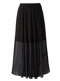 Anthology BLACK Double Split Maxi Skirt - Plus Size 12 to 28