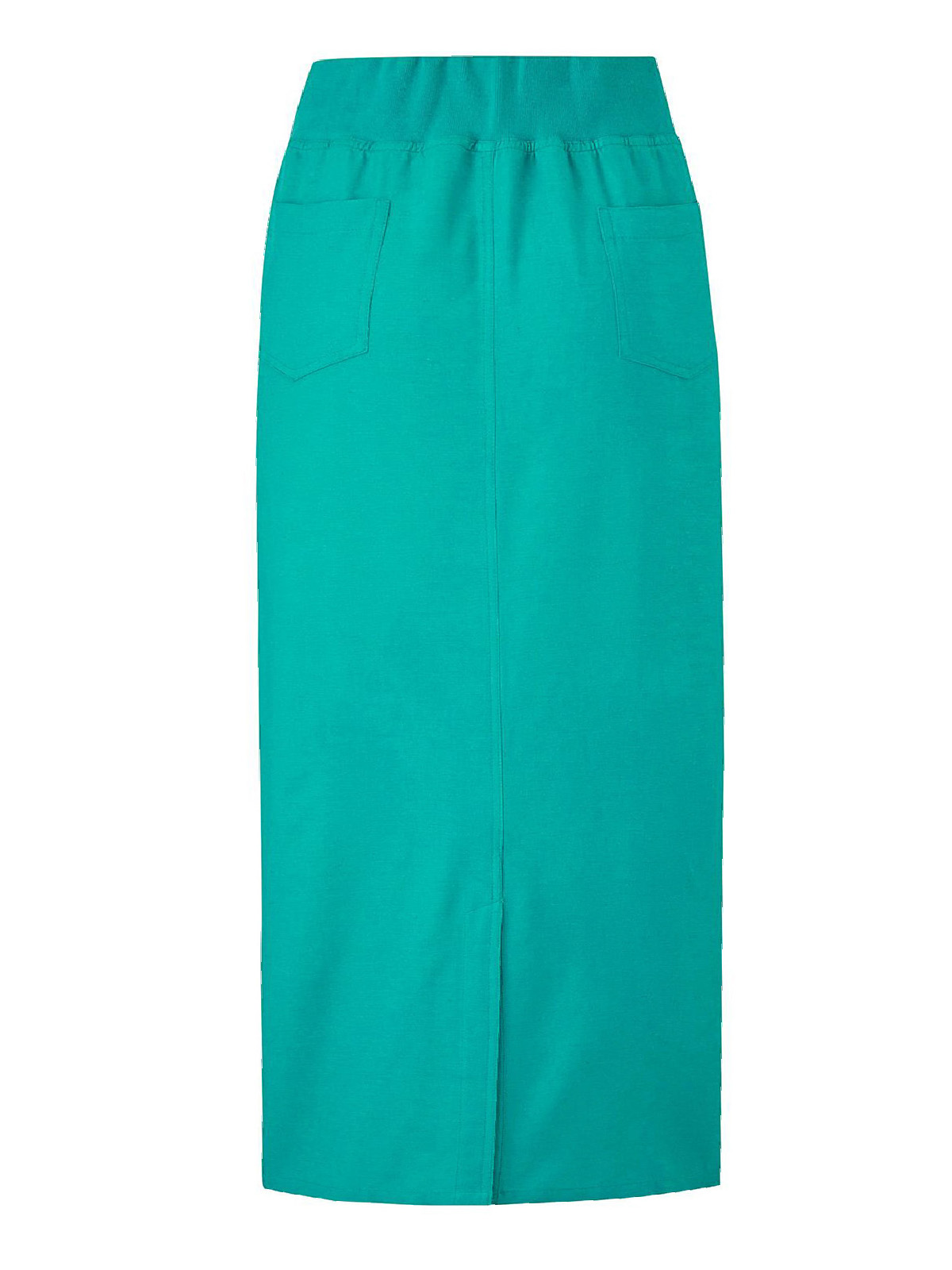 Capsule - - Capsule TURQUOISE Linen Blend Slouch Maxi Skirt - Plus Size ...