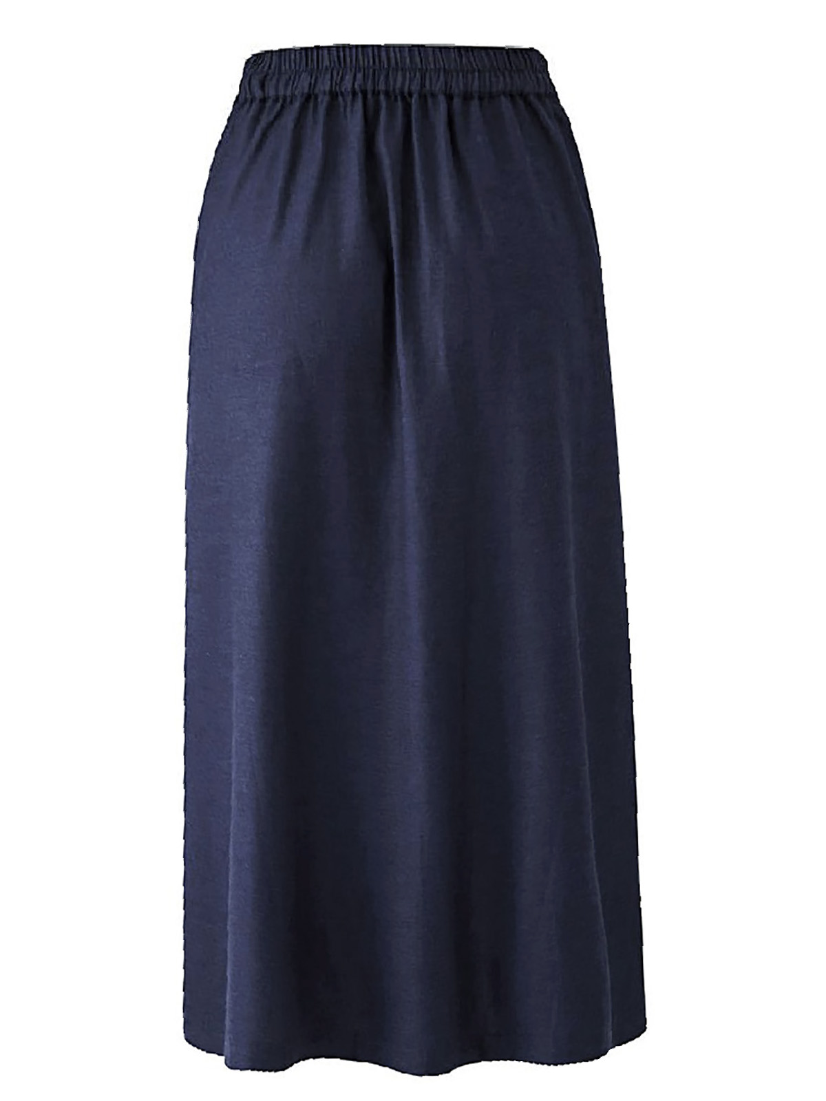 Capsule - - Capsule NAVY Linen Blend Pull On Maxi Skirt - Plus Size 14 ...